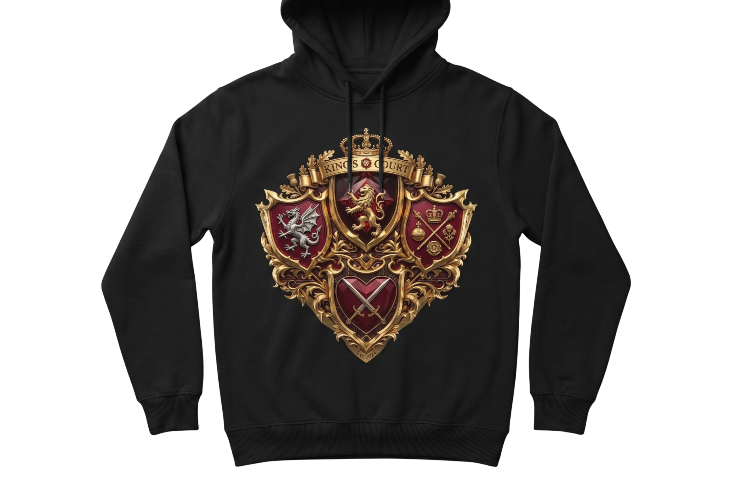 The King's Court Sovereign Crest Premium Hoodie
