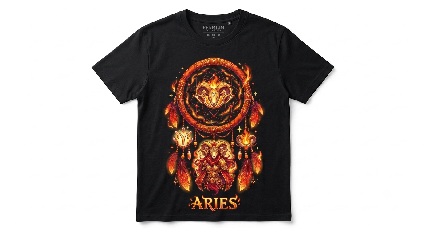 Zodiac Dreamcatcher" Premium Tee 3
