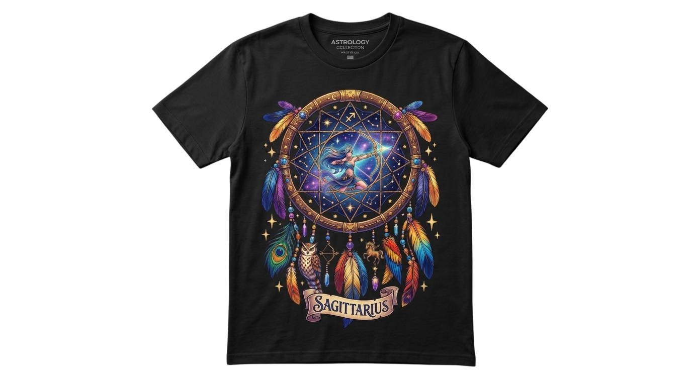 Zodiac Dreamcatcher" Premium Tee 9